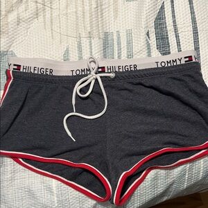 Tommy Hilfiger Charcoal Shorts with Red Trim